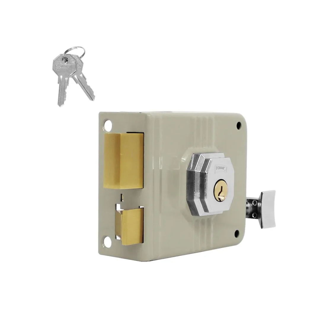 CERRADURA DE SOBREPONER PHILLIPS 675D ASSA-ABLOY ROBUSTA DERECHA