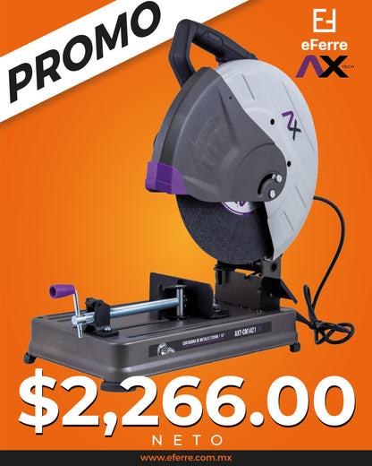 CORTADORA DE METALES 14" AX TECH CM1421 2200 WTTS