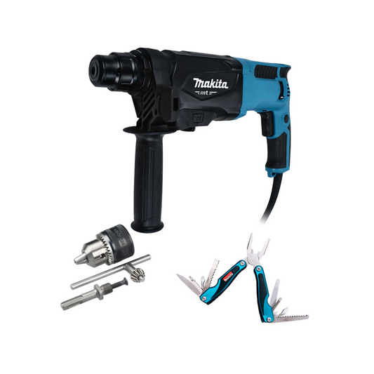 ROTOMARTILLO SDS PLUS 7/8 800 W 3 FUNC. C/MALETIN+BROQUERO DE 1/2 C/ADAP. SDS PLUS+PINZA MULTI-HTA MAKITA