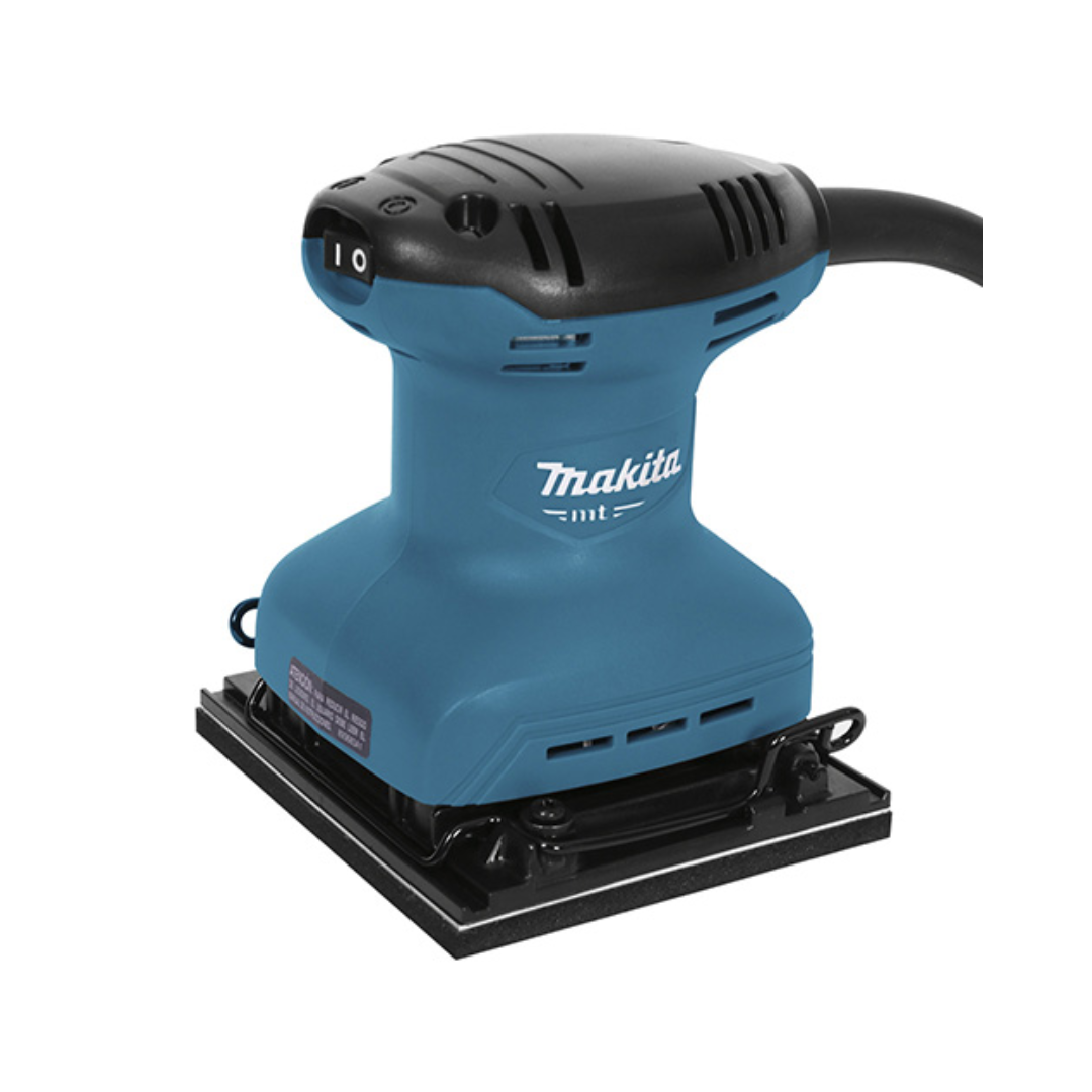 LIJADORA DE ACABADO MAKITA M9200B DE 4 1/2X4" Y 180W, CON 14,000 OPM