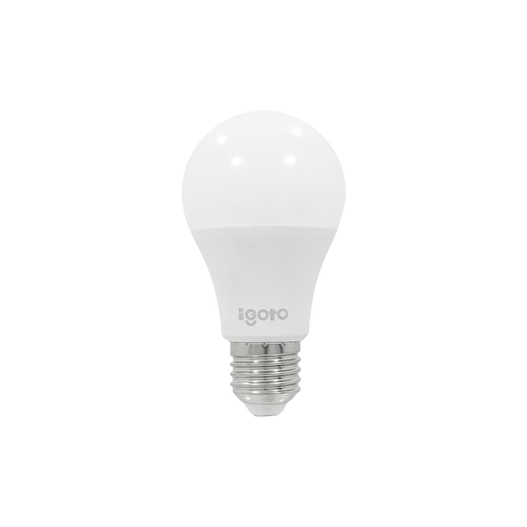 OCO LED A60 12 WATTS ENTRADA ESTANDAR (LUZ CALIDA 3000 K) (VENTA MINIMA X EMPAQUE INNER DE 10 PZAS)